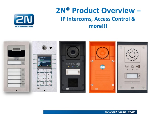 Axis : 2N  IP-Based Access Control & Video Intercoms
